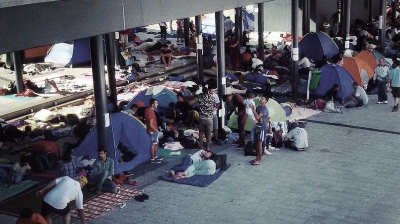 Budapest- “Keleti” Bahnhof, August 2015