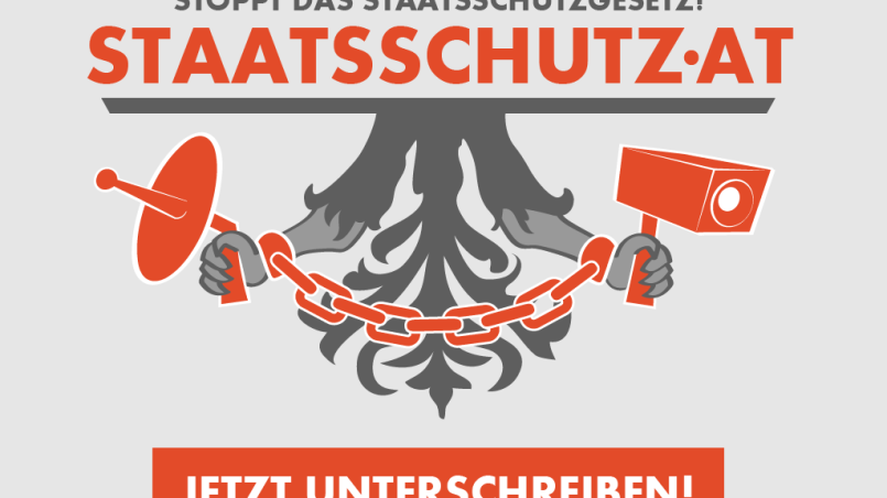 Stoppt das Staatsschutzgesetz - jetzt unterschreiben!