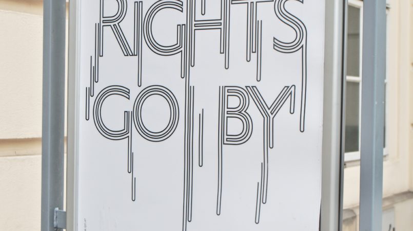 AS RIGHTS GO BY POSTER