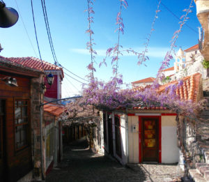 The beautiful town of Molyvos