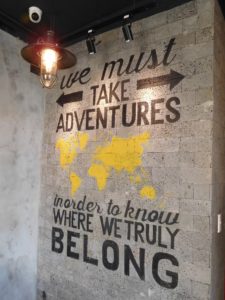 We must take adventures - in order to know where we truly belong.