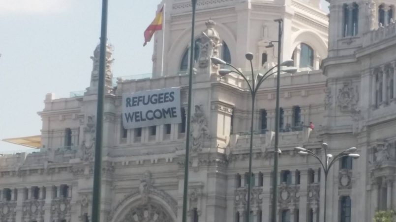Buenavista Palast - Refugees welcome