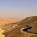 die Straße von Jericho nach Ramallah