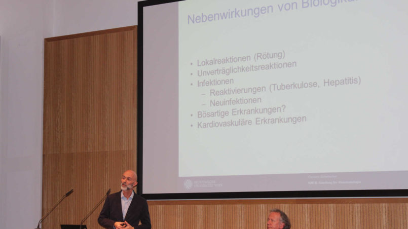 Prof. Scheinecker spricht über die Nebenwirkungen von Biologika