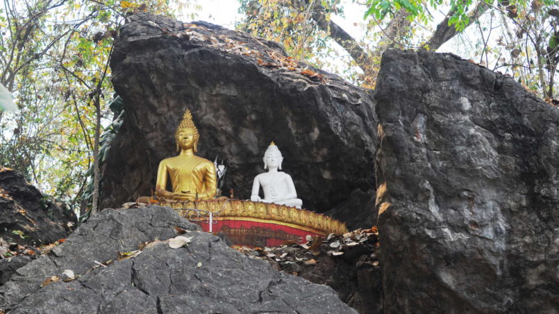 Buddha statues in Laos