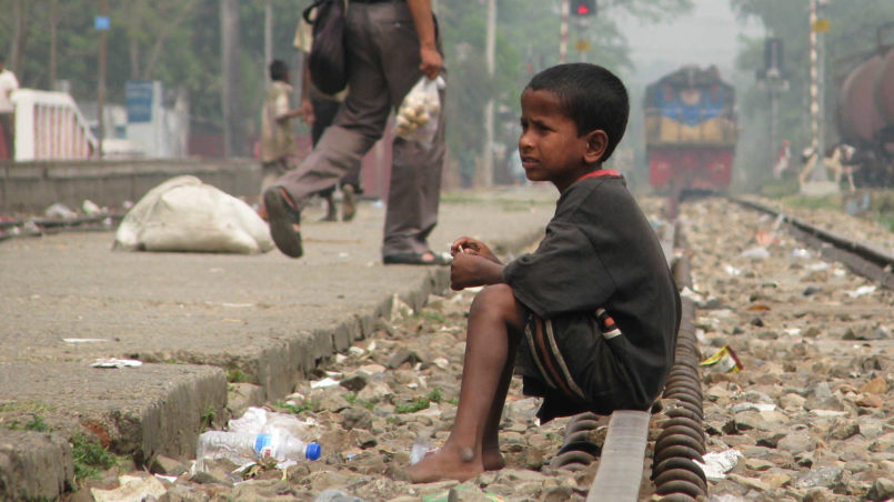 Street_Child,_Srimangal_Railway_Station