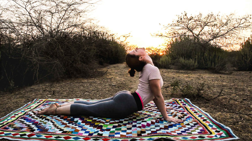 Bhujangasana or Cobra pose-