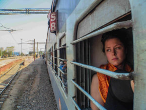 Long and tiring train ride-