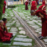 Buddhist debate, Dalai Lama temple, McLeodganj, Himachal Pradesh, India_edited