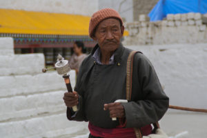 Buddhist worshippers Ladakh festival, India2_edited