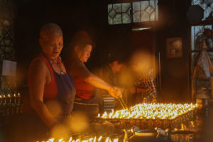 Dalai Lama temple, candle making, McLeodganj, Himachal Pradesh, India_edited