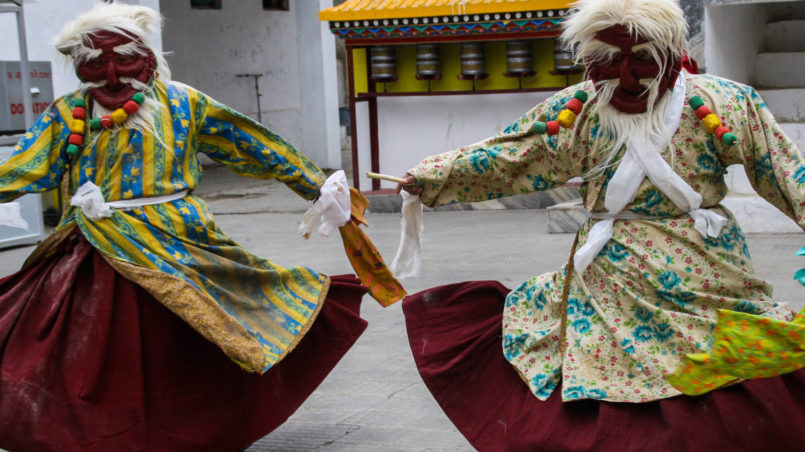 Mask dance, Ladakh festival, India 3_edited