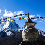 Prayer flags & Stupas, EBC trek, Nepal